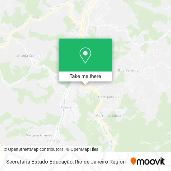 Secretaria Estado Educação map