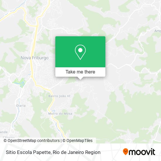 Mapa Sítio Escola Papette