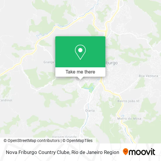 Nova Friburgo Country Clube map