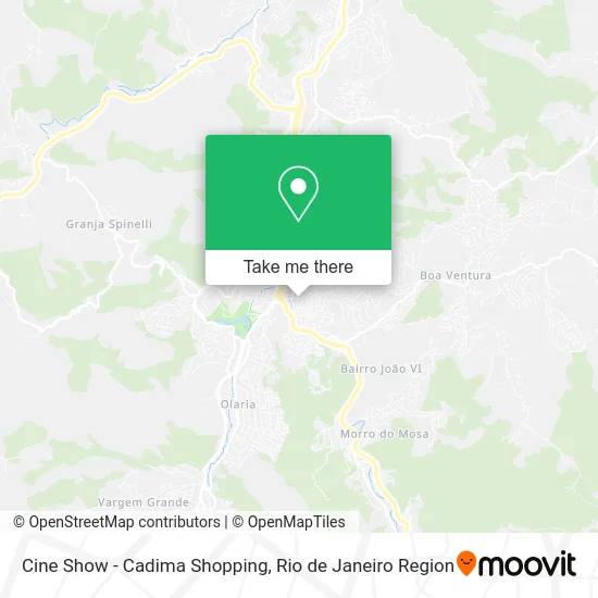 Cine Show - Cadima Shopping map