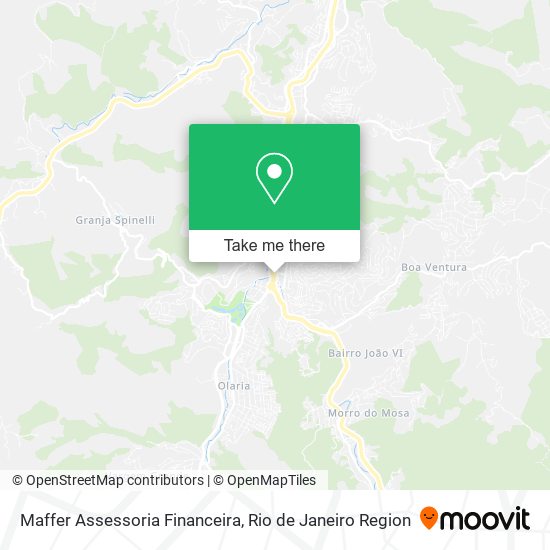 Mapa Maffer Assessoria Financeira