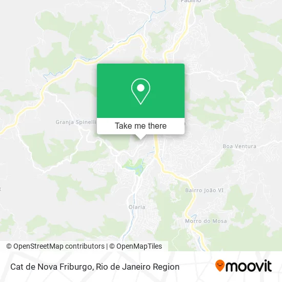 Cat de Nova Friburgo map