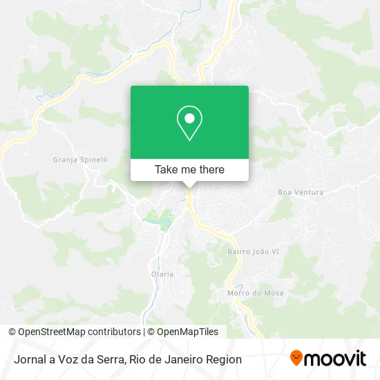 Jornal a Voz da Serra map