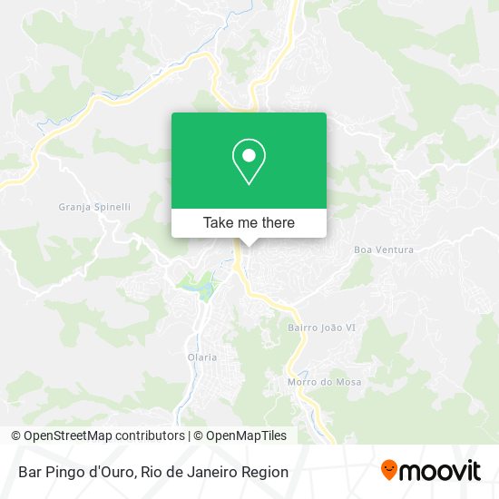 Bar Pingo d'Ouro map