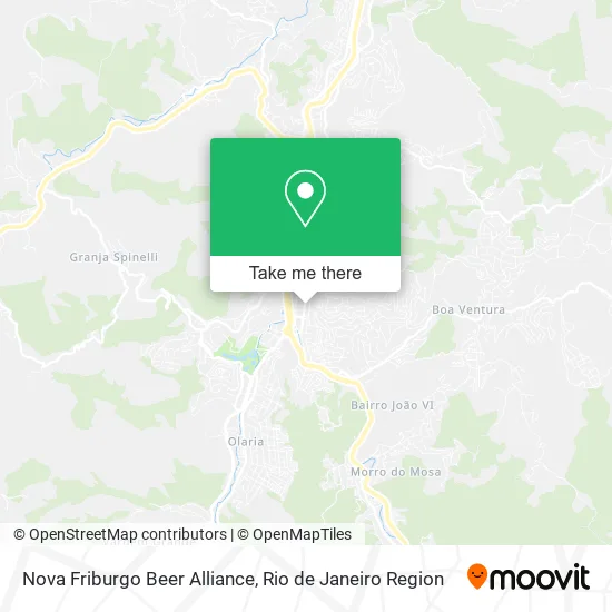 Nova Friburgo Beer Alliance map