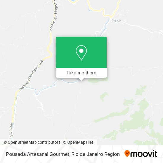 Pousada Artesanal Gourmet map