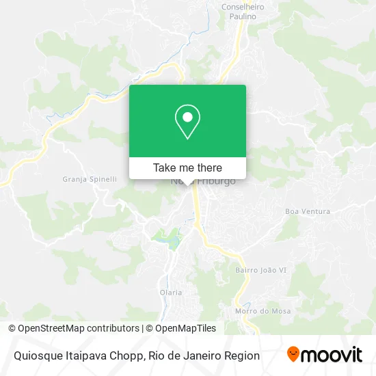 Quiosque Itaipava Chopp map