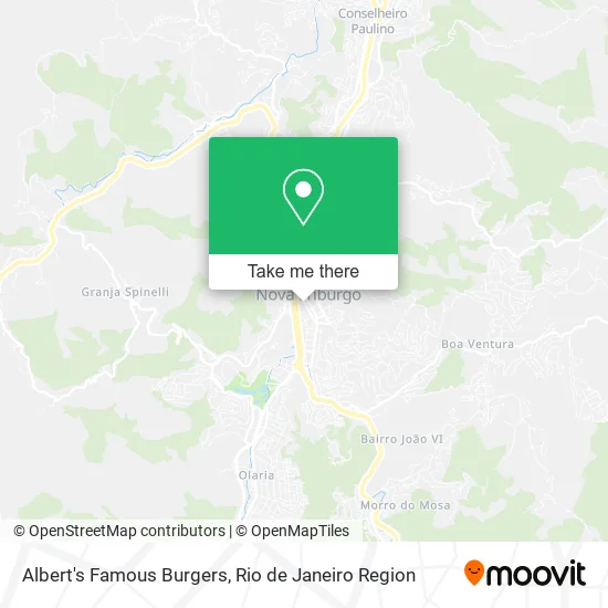 Albert's Famous Burgers map