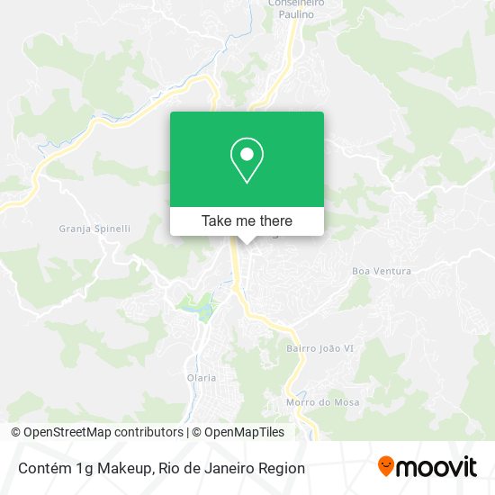 Contém 1g Makeup map