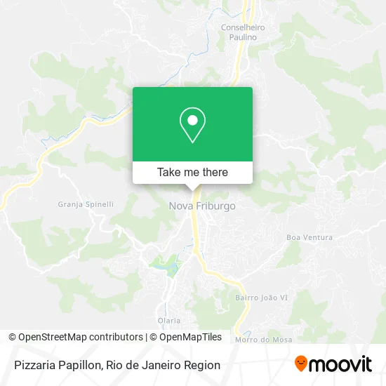 Pizzaria Papillon map