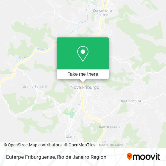 Euterpe Friburguense map