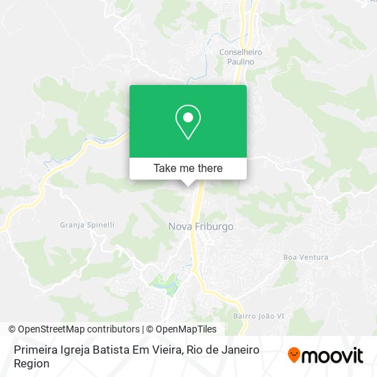 Primeira Igreja Batista Em Vieira map