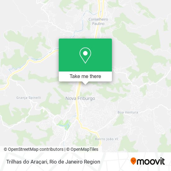 Trilhas do Araçari map