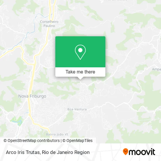 Arco Iris Trutas map