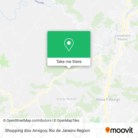 Shopping dos Amigos map