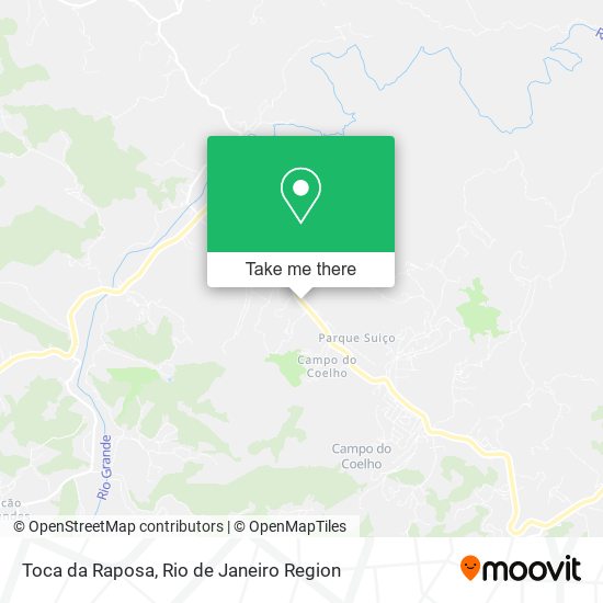 Toca da Raposa map