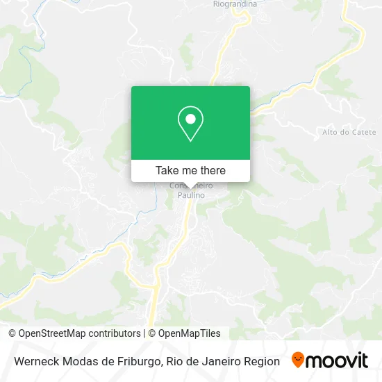 Werneck Modas de Friburgo map