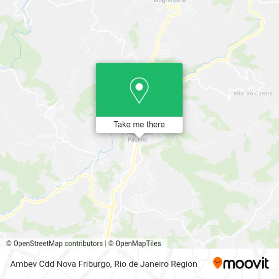 Ambev Cdd Nova Friburgo map