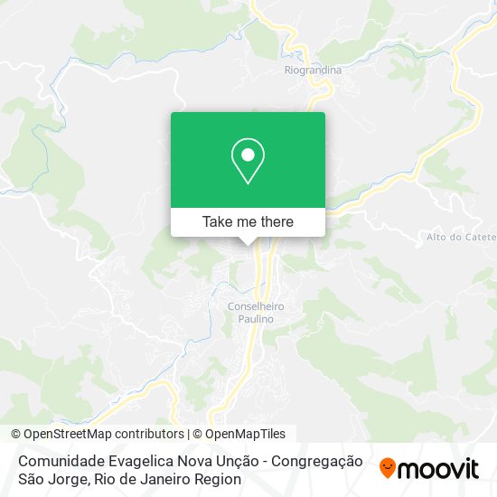 Comunidade Evagelica Nova Unção - Congregação São Jorge map