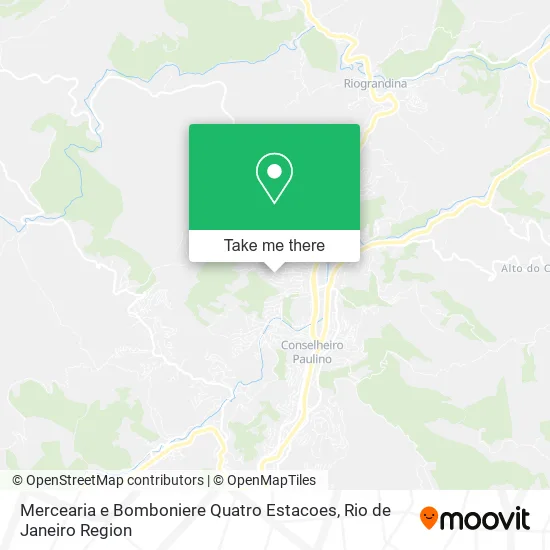 Mercearia e Bomboniere Quatro Estacoes map