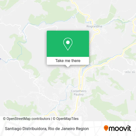 Santiago Distribuidora map