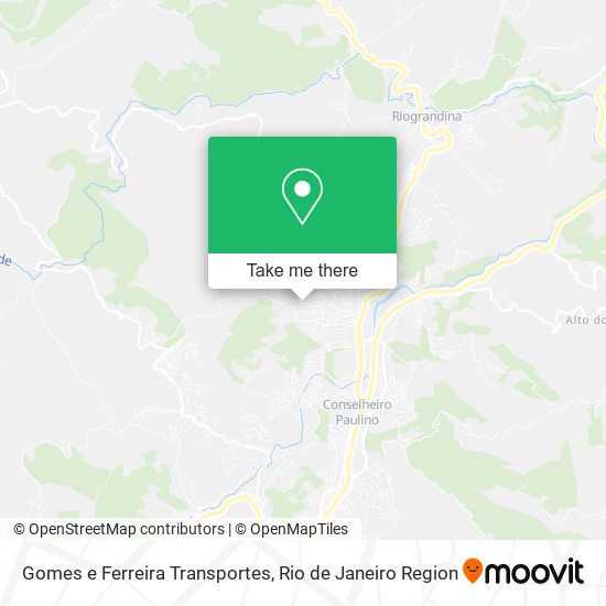 Gomes e Ferreira Transportes map