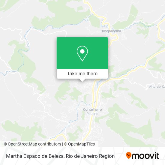 Martha Espaco de Beleza map