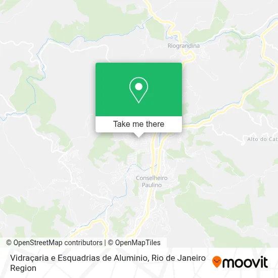Vidraçaria e Esquadrias de Aluminio map