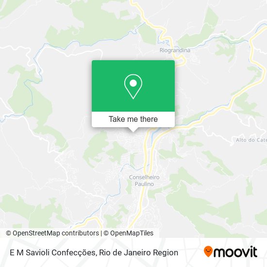E M Savioli Confecções map