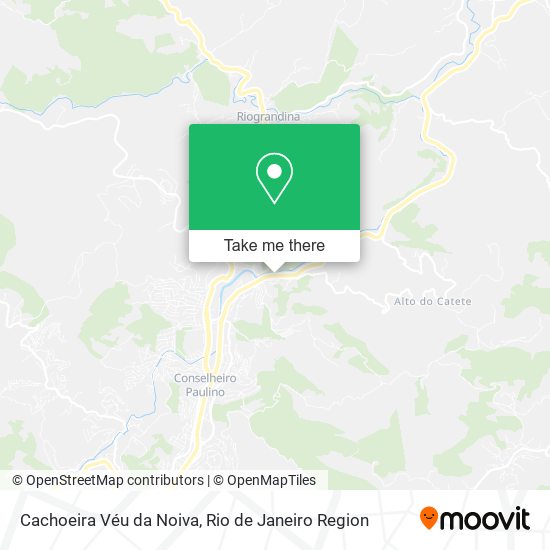 Cachoeira Véu da Noiva map