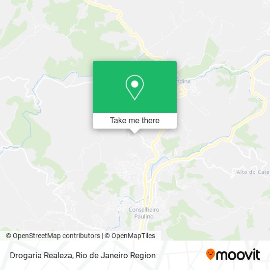 Drogaria Realeza map