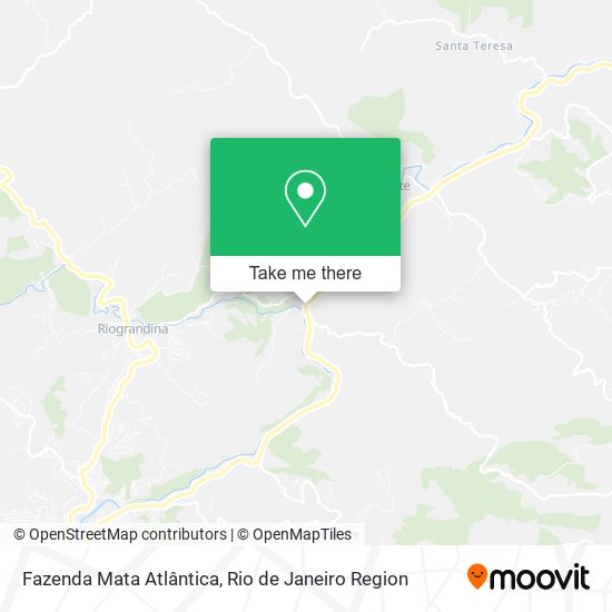 Fazenda Mata Atlântica map