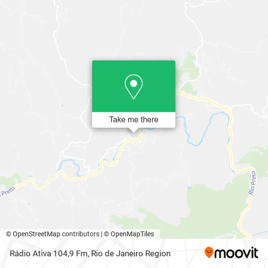 Rádio Ativa 104,9 Fm map