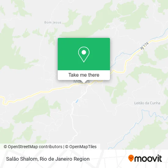 Salão Shalom map
