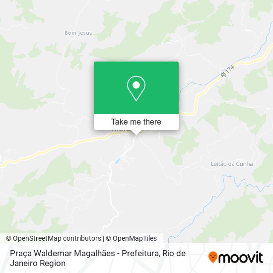 Praça Waldemar Magalhães - Prefeitura map
