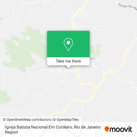 Igreja Batista Nacional Em Cordeiro map