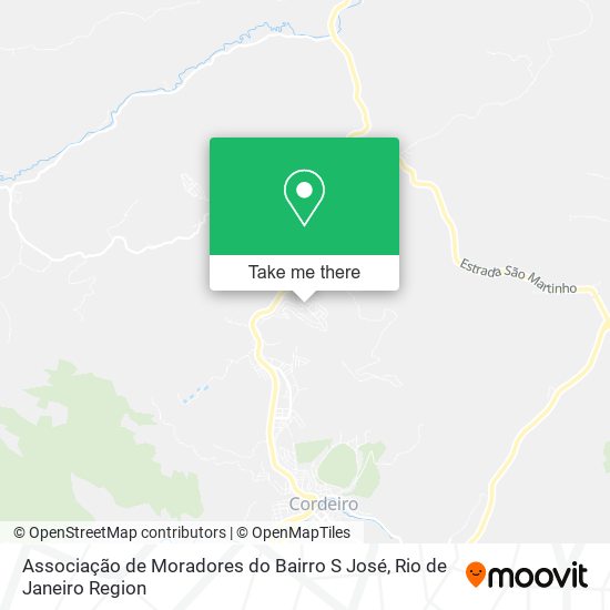 Associação de Moradores do Bairro S José map