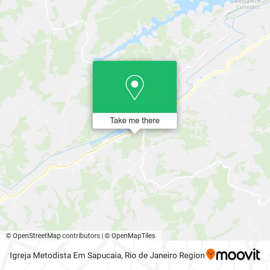 Igreja Metodista Em Sapucaia map