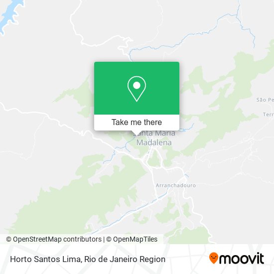 Horto Santos Lima map