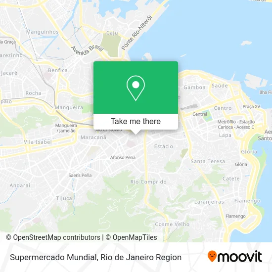 Supermercado Mundial map