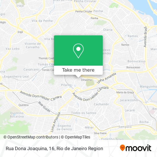 Mapa Rua Dona Joaquina, 16