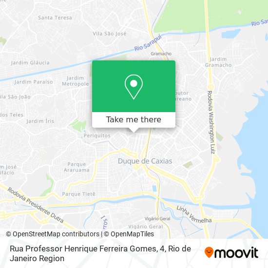 Rua Professor Henrique Ferreira Gomes, 4 map