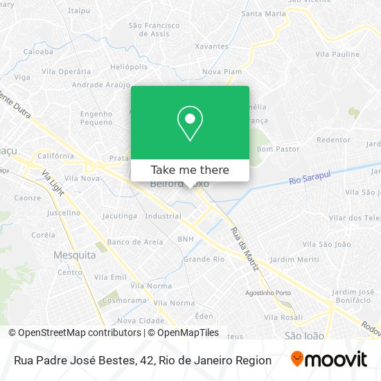 Rua Padre José Bestes, 42 map