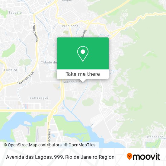 Avenida das Lagoas, 999 map