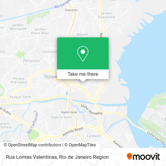 Rua Lomas Valentinas map