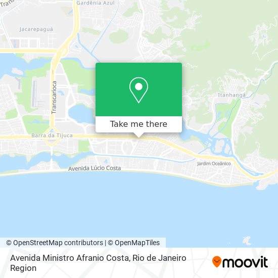 Avenida Ministro Afranio Costa map