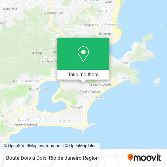 Boate Dois a Dois map