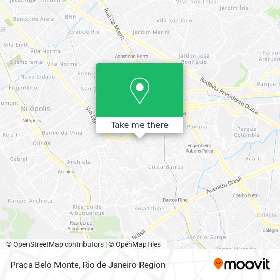 Praça Belo Monte map