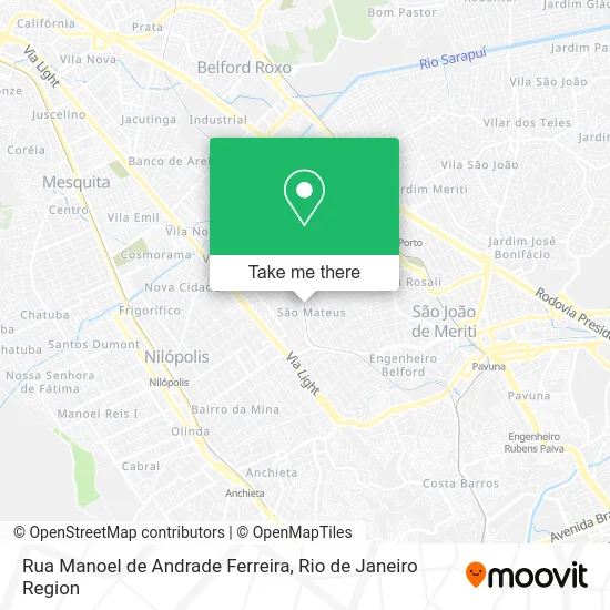 Rua Manoel de Andrade Ferreira map