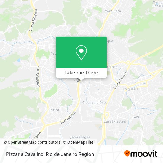Pizzaria Cavalino map